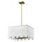 Z-Lite Viviana Chandelier, 8-Light, 19.75 In.W x 12 In.H, Rubbed Brass/Alabaster 345P20-RB - alternate 6
